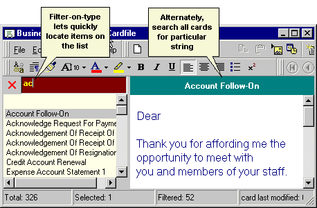 persnliche Organisator-PC Software